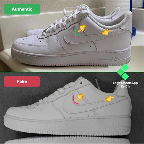 how to tell if a nike shoe is fake|air force 1 counterfeit check.